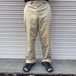 70s KLONDIKE USA製 ワークパンツ カーキ ポリコットン スラックス トラウザーズ ヴィンテージ 60s W88cm L相当