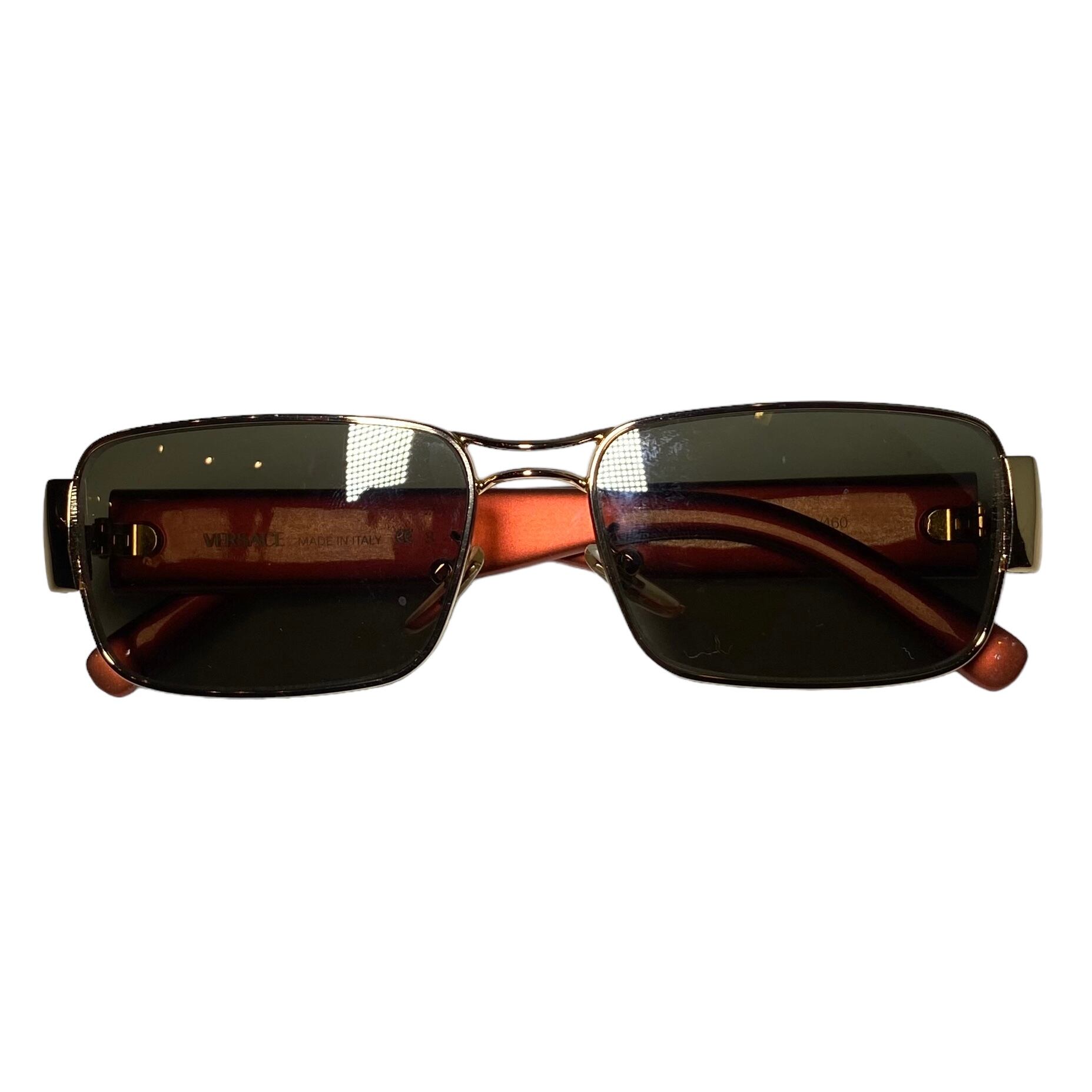 VERSACE square frame glasses 