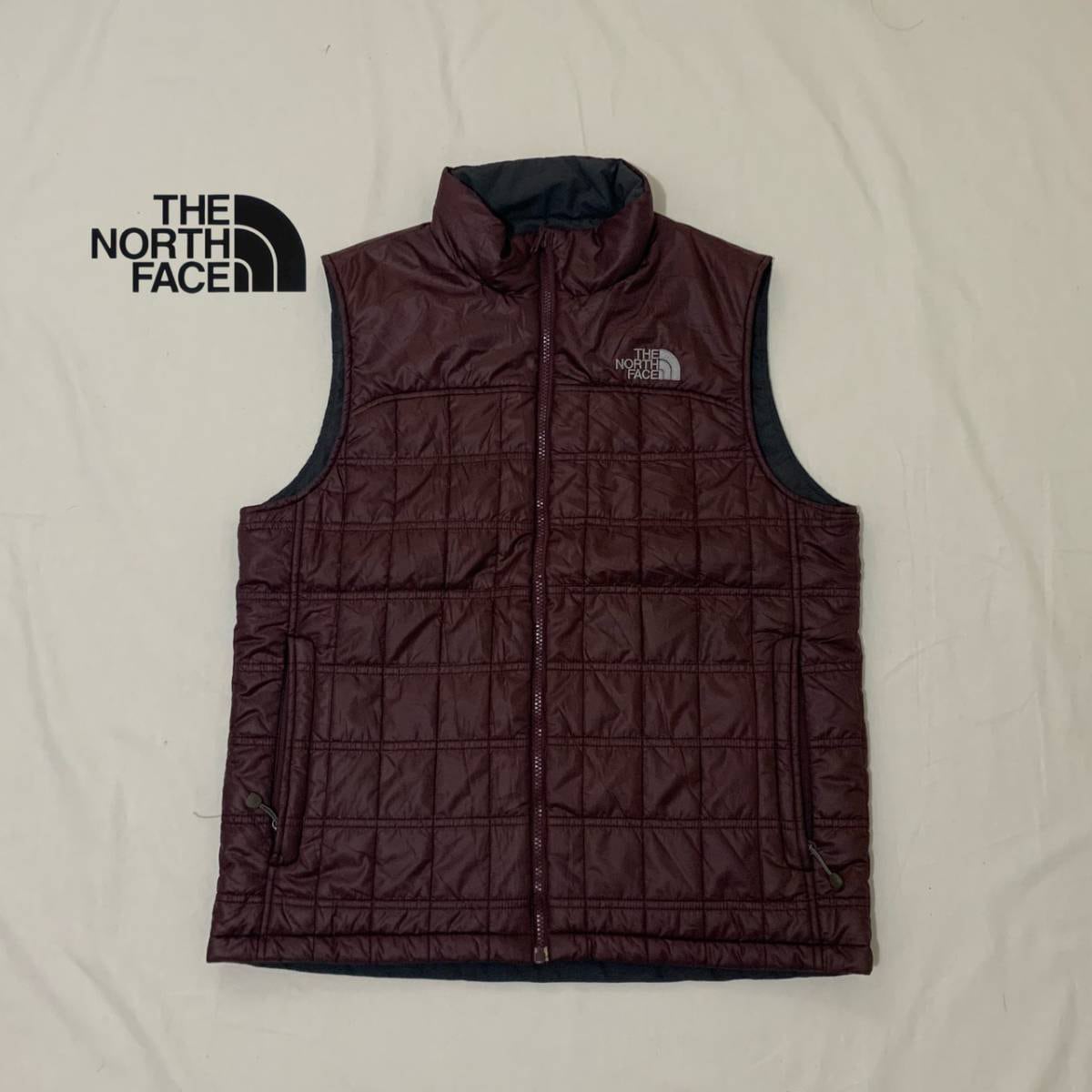 THE NORTH FACE ワインレッド ダウンベスト ノースフェイス ベスト