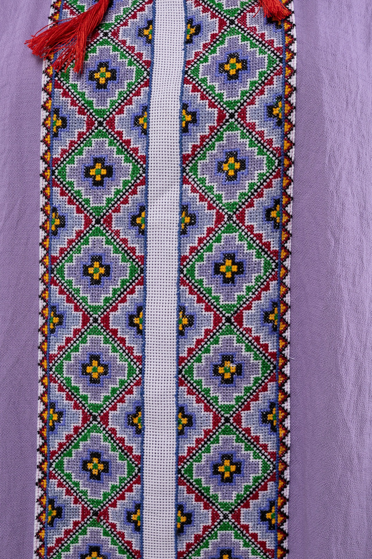 ウクライナ刺繍ヴィシヴァンカ　手刺繍　麻　レディース・フリーサイズ - 6