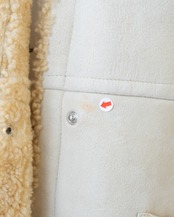 〈Hermès by martin margiela〉Shearling coat