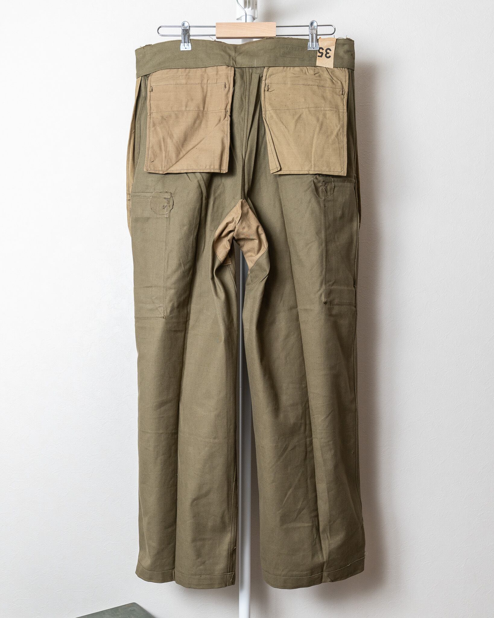【DEADSTOCK】French Army M-47 Trousers Early Model Size35