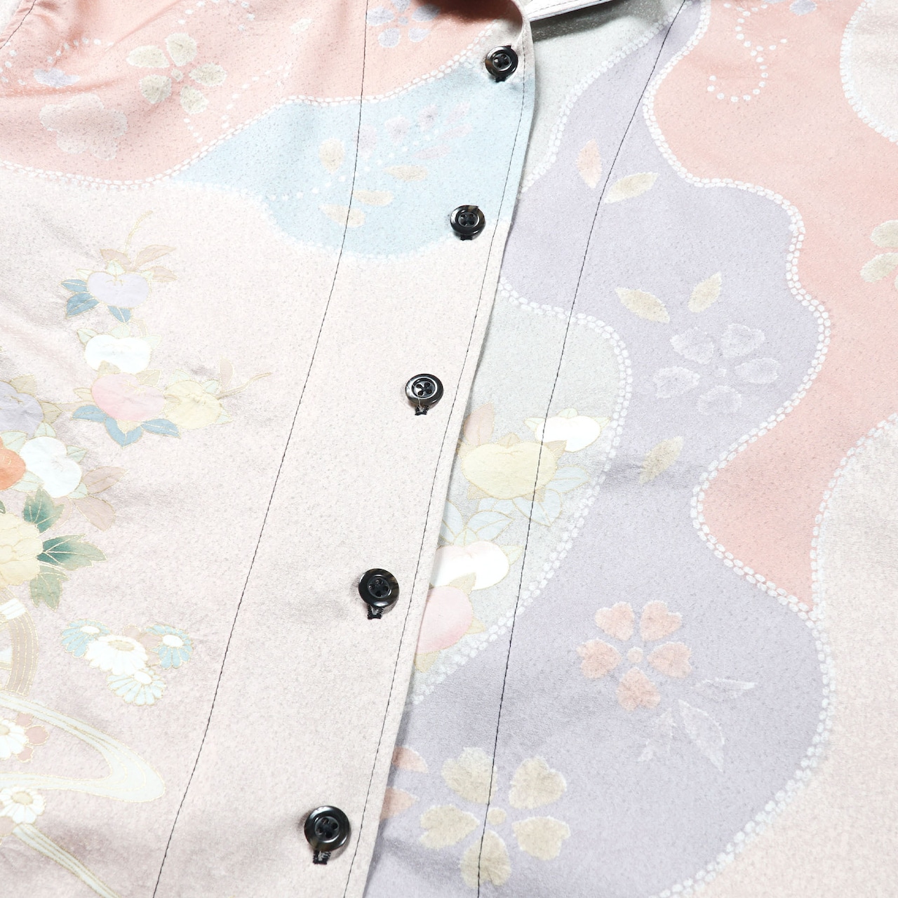 KIMONO OPEN COLLAR SHIRT