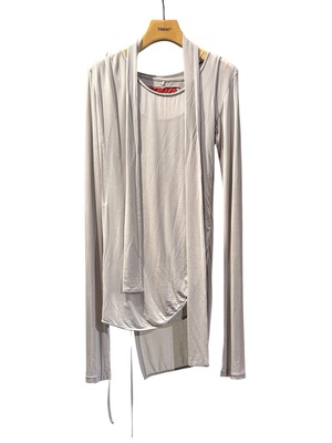 【26AW | WOMEN】MUKCYEN ムッシャン /  トップス / skin wrap core top M269TS06