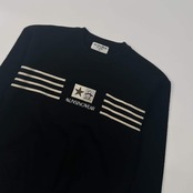 Grand Slam MUNSINGWEAR マンシング 長袖 ウール ニット セーター M/ブラック メンズ ゴルフ
