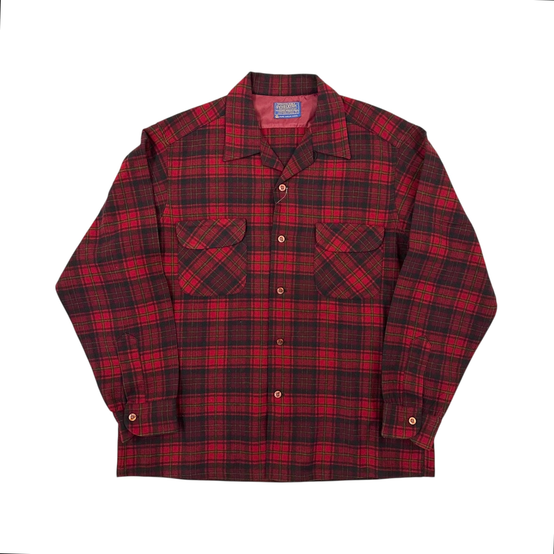 60s Pendleton Boad Shirt RED | BerBerJin Yuhodo