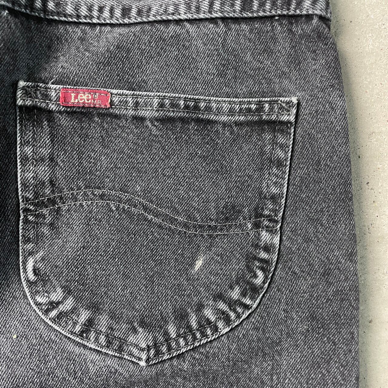 80~90年代 Lee GOLD STAR リー ブラックデニムパンツ メンズW32 古着