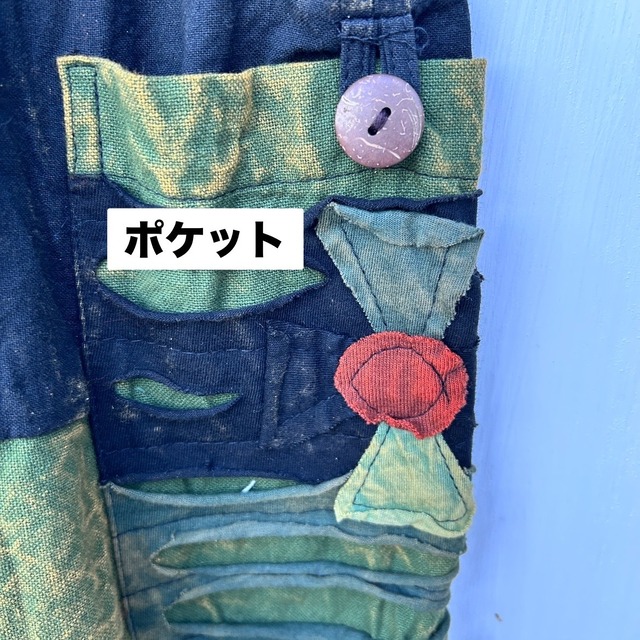 たっぷりパッチワークスカートＢ