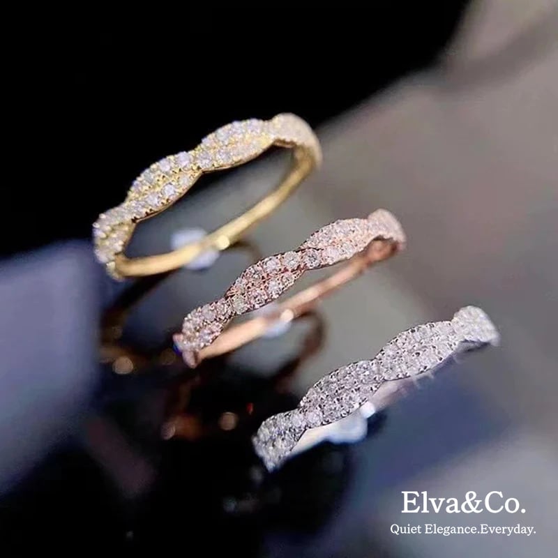 【数量限定】Wave Jewel Ring(ウェーブジュエルリング)