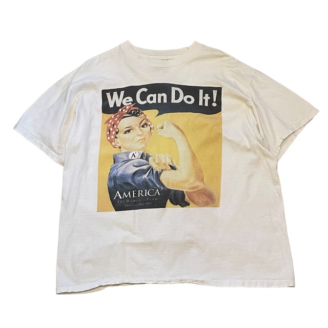 90s A3 ”We Can Do It！“ parody t-shirt