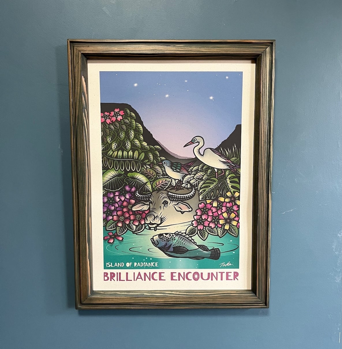 A-254【ISLAND OF RADIANCE】輝きの島 デザインアート