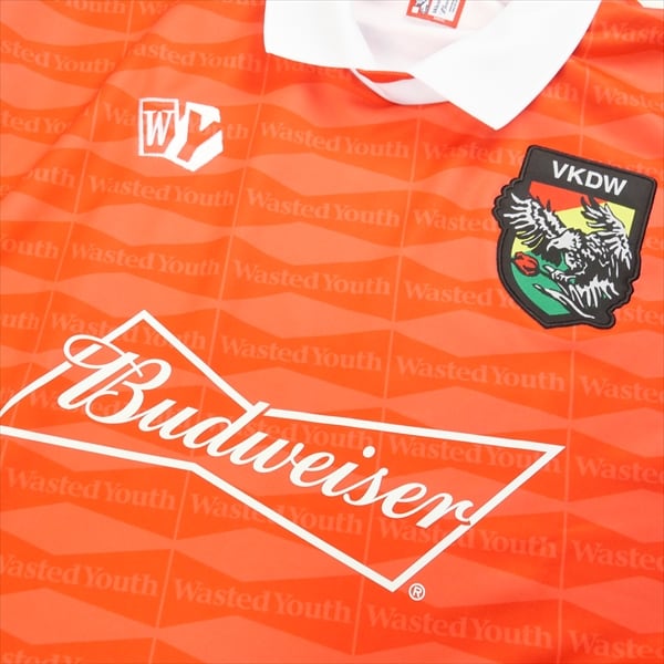 Size【L】 Wasted youth ウェイステッドユース ×Budweiser SOCCER GAME