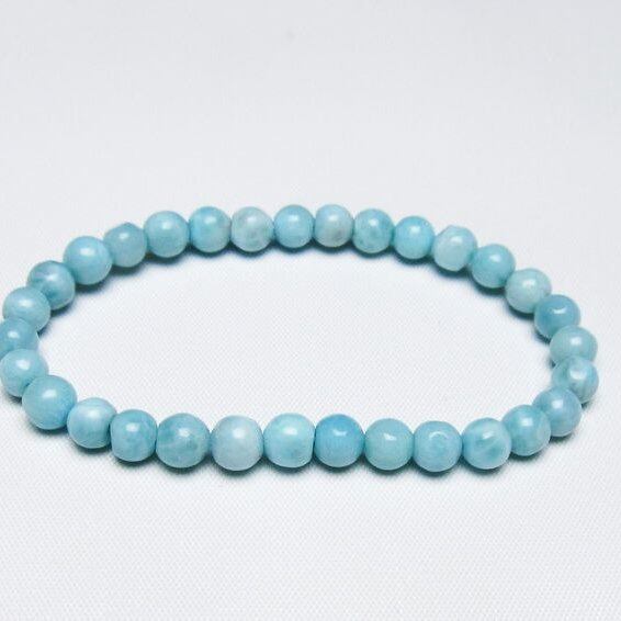 ラリマー ブレスレット 6mm 一点物 メール便可 [M便 1/10] 111-47950