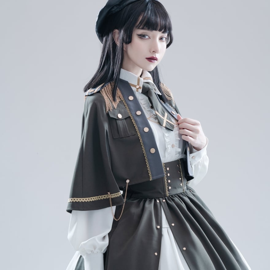 ゴスロリ通販 With U 予約販売 ゴシック ロリィタ ミリロリ 軍服