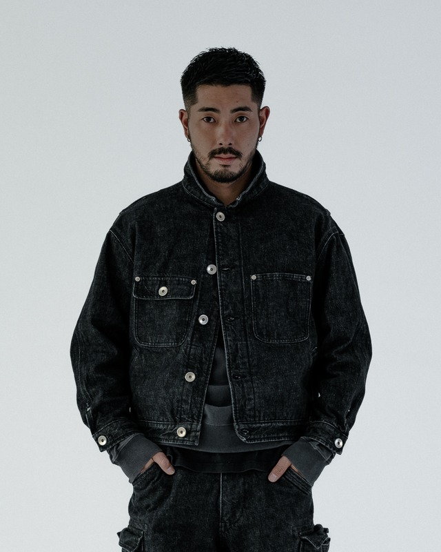 BEAJIデニム ヘイジーブラック / 岡山産デニム 【14オンス】