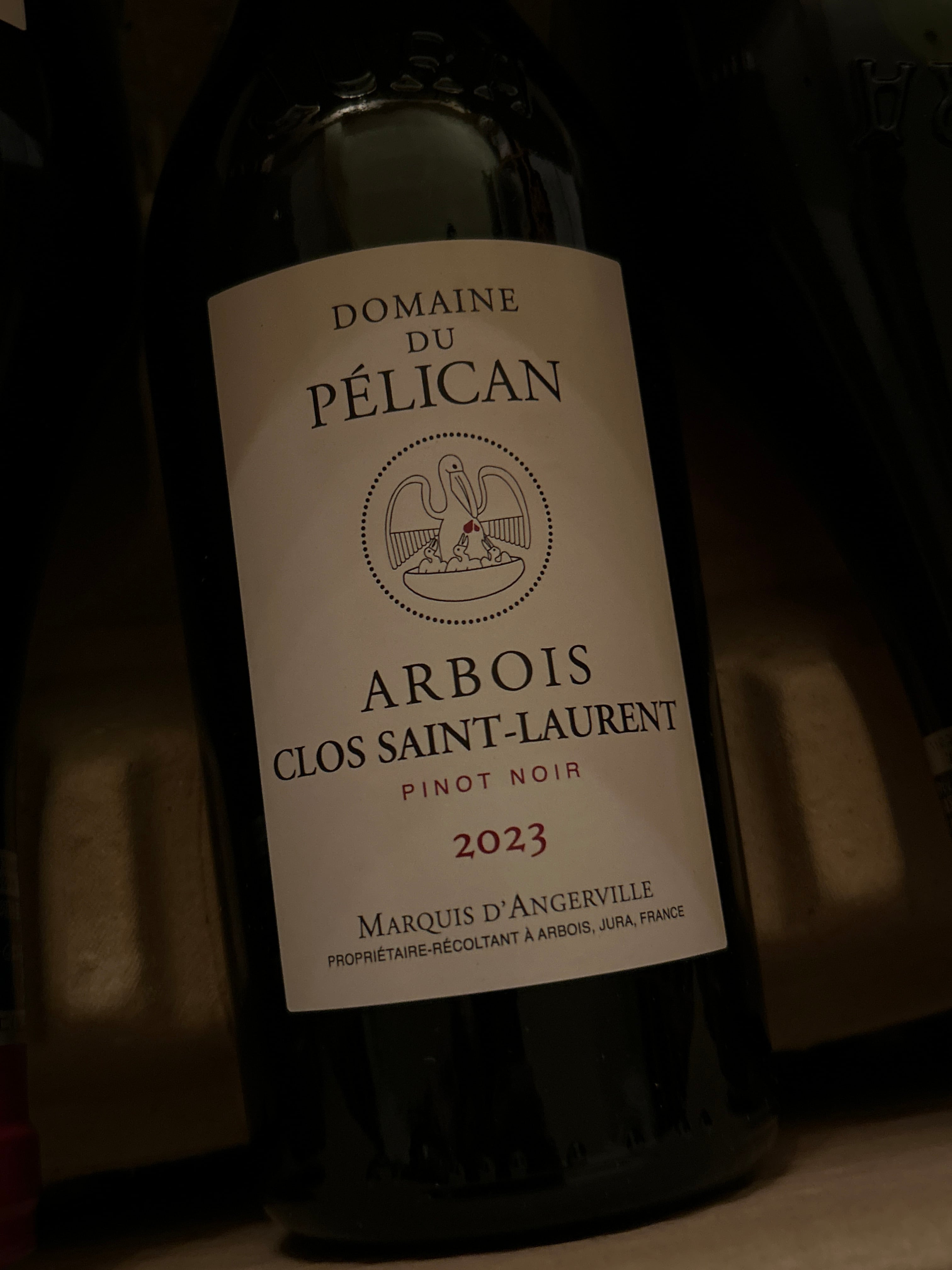 2023アルボワ・ピノ・ノワール・クロ・サン・ローラン(ペリカン