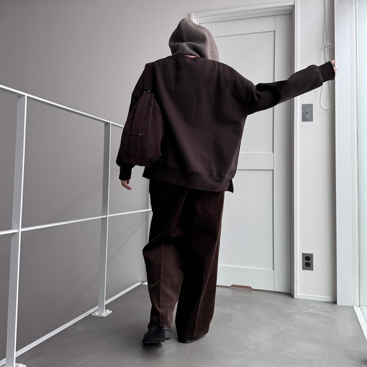 guruguruロゴスウェットPO/ブラウン