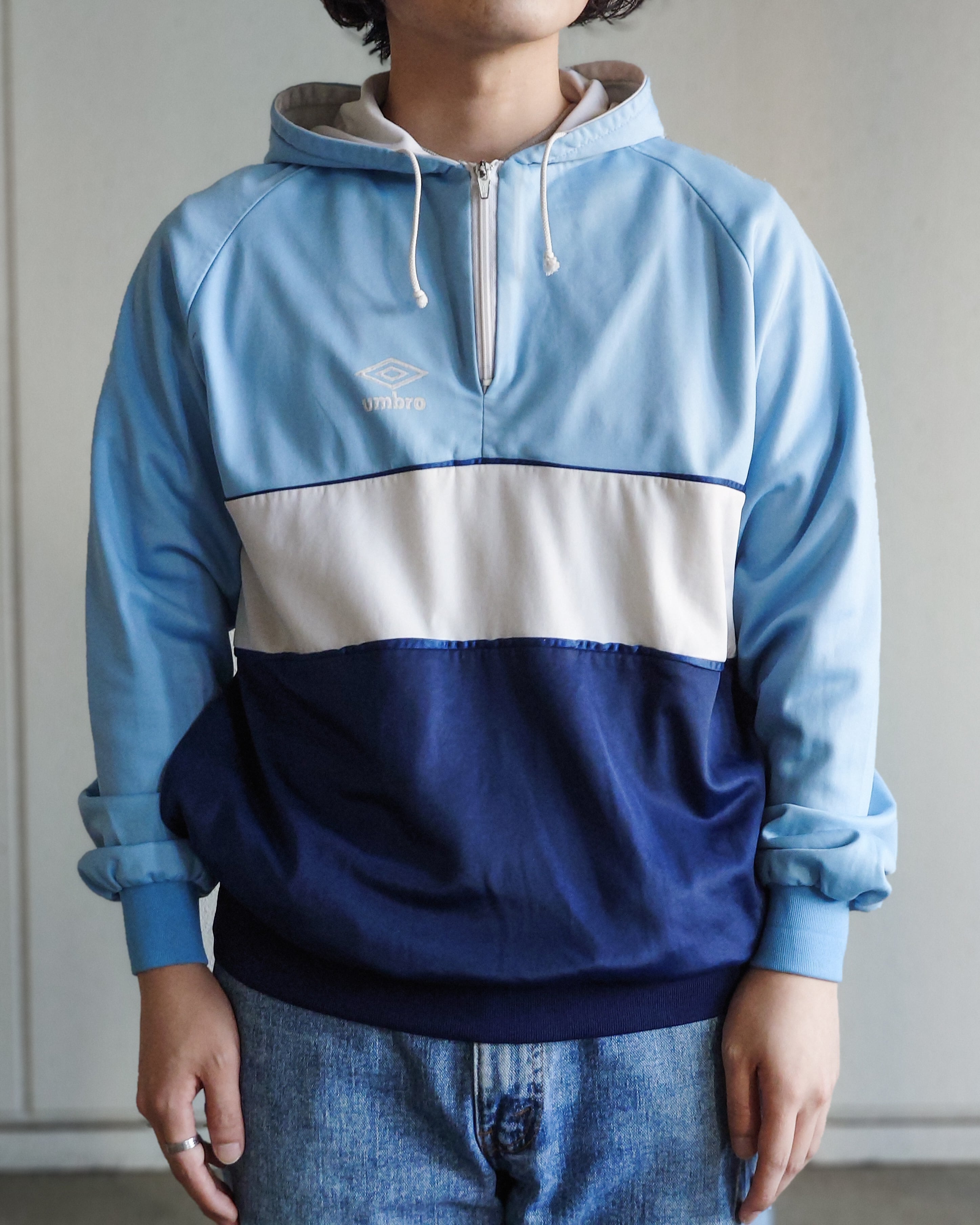 80's umbro JERSEY HALF-ZIP PARKA | STRAYSHEEP ONLINE