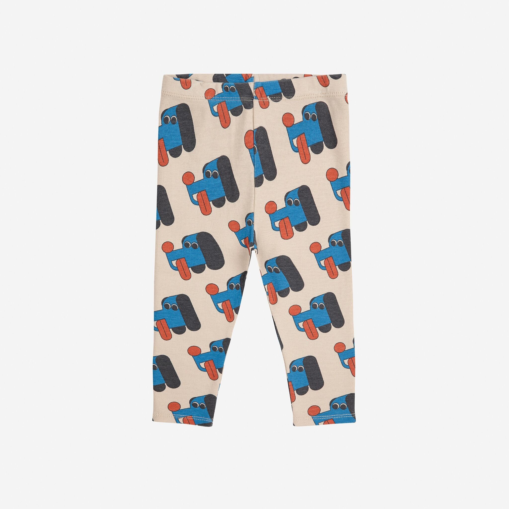 《BOBO CHOSES 2025AW》Doggy Mate all over leggings / 12-24M