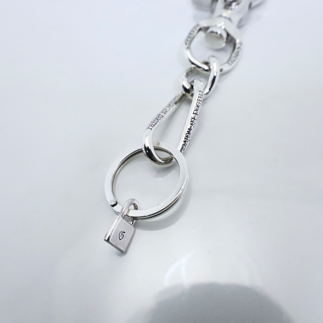 GODSIZE® FIGARO KEY CHAIN with PADLOCK / ゴッドサイズ® フィガロキーチェーン ウィズ パドロック