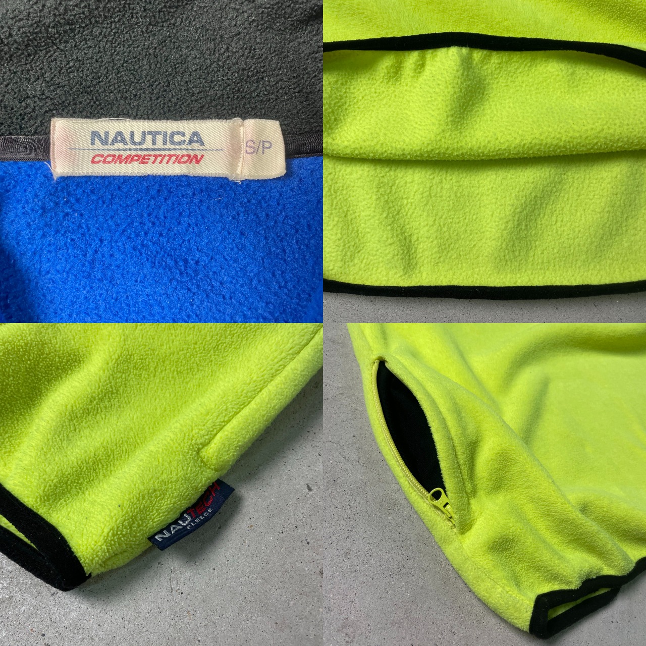 90年代 NAUTICA COMPETITION ノーティカ ハーフジップ フリースプル 