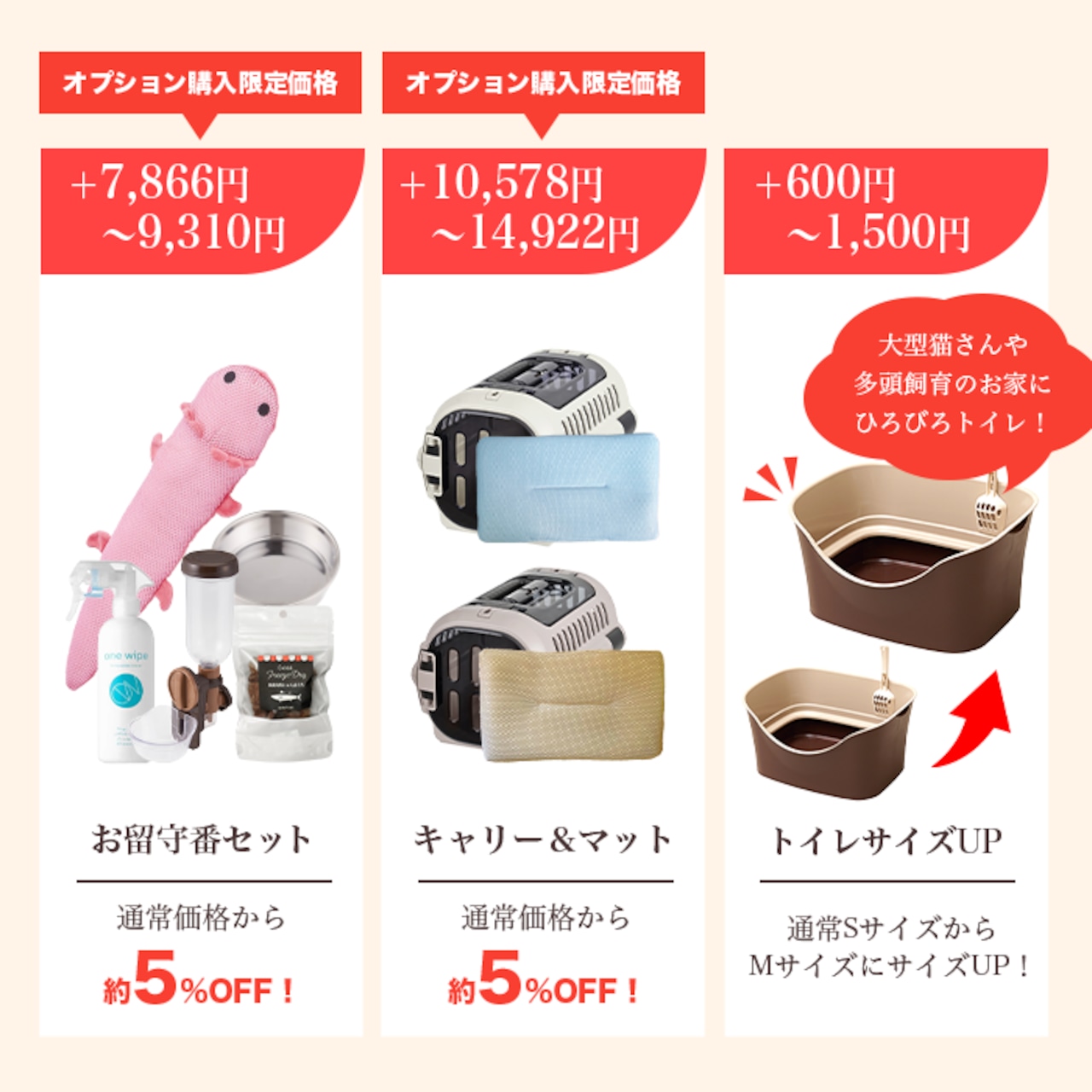 商品の発送は連休明けになります【スターターセット[Mタイプ] ieneko