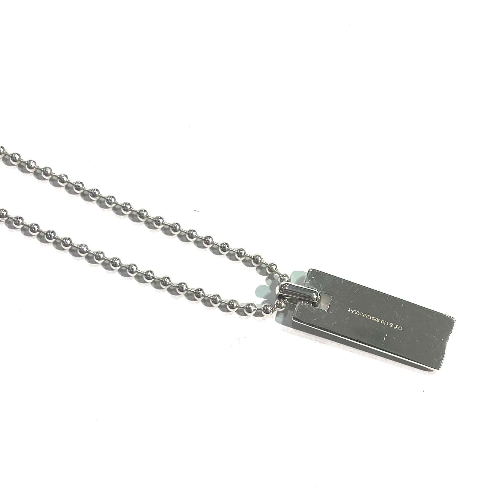 TIFFANY&CO.】T1999 ダイヤモンドバー ネックレス／シルバー925／幾何