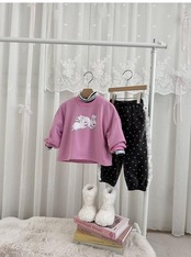 ルプティモ / le petit mo / ハートレースジョガーパンツ / 韓国子供服 / キッズ / 26winter〖取寄〗*XS~XL*