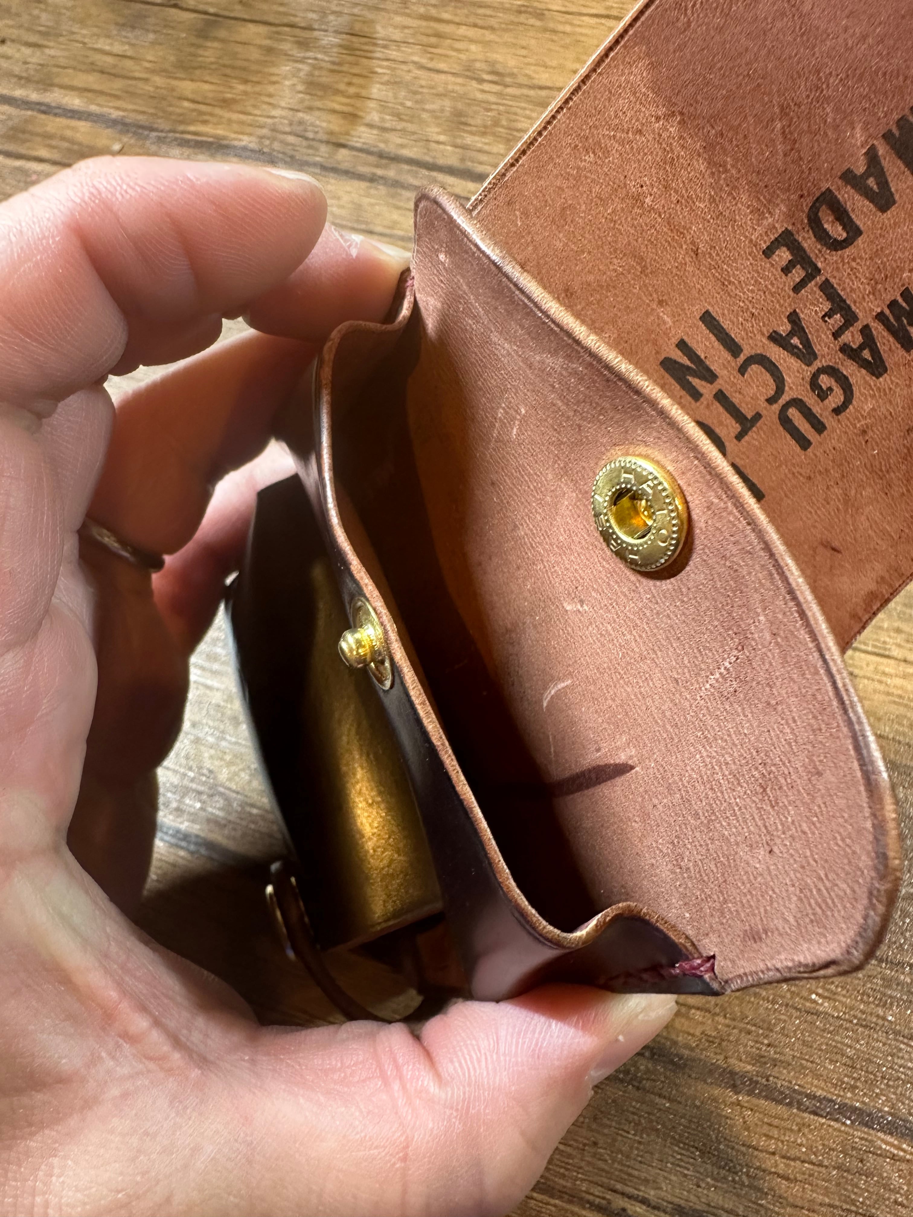 即納』CK-071ASシェルコードバン仕様 コンパクトウォレット