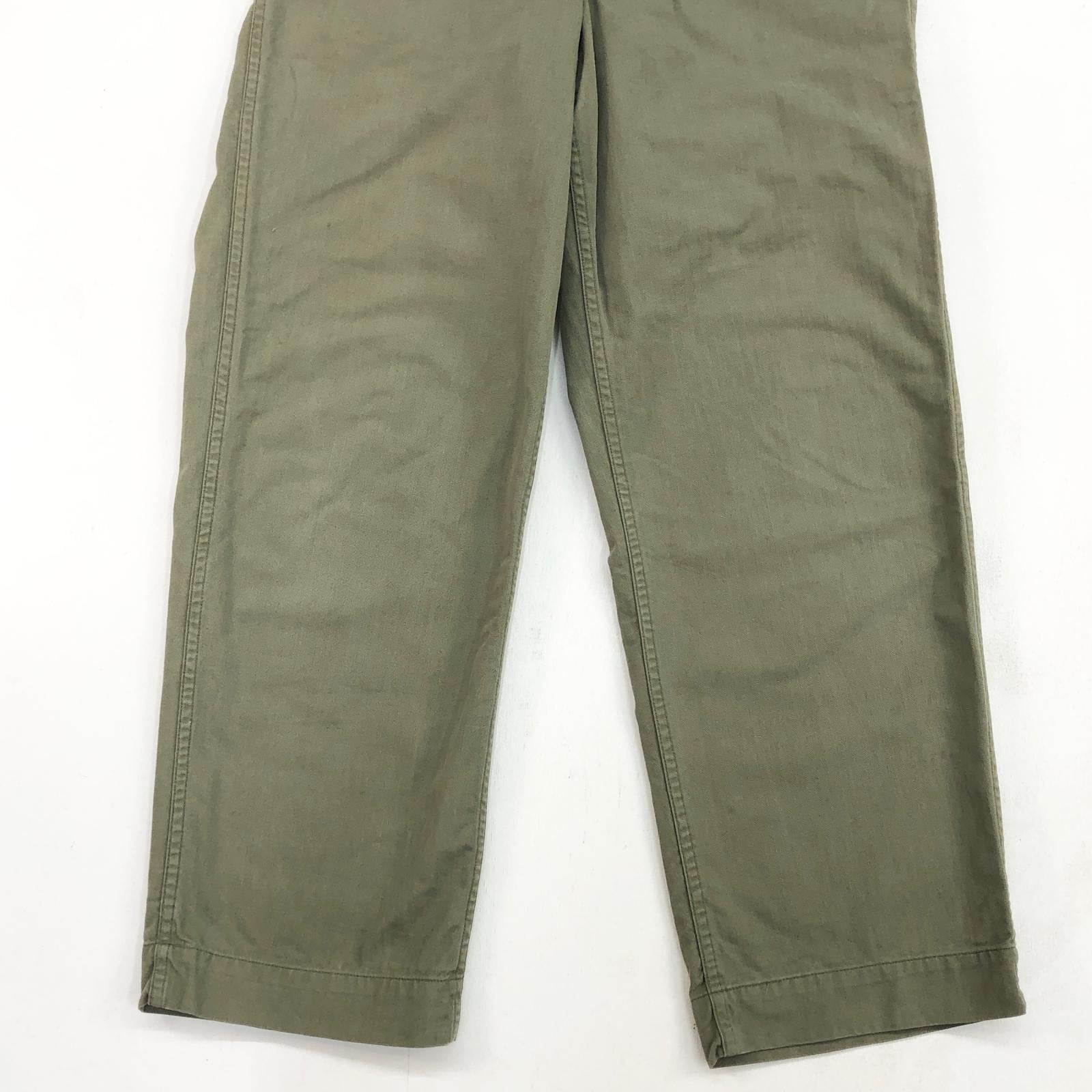 m-41 m-42 HBTパンツ　40s ヘリンボーン U.S ARMY 40年代 M-41 M-42 HBT ヘリンボーンツイル パンツ 月桂樹