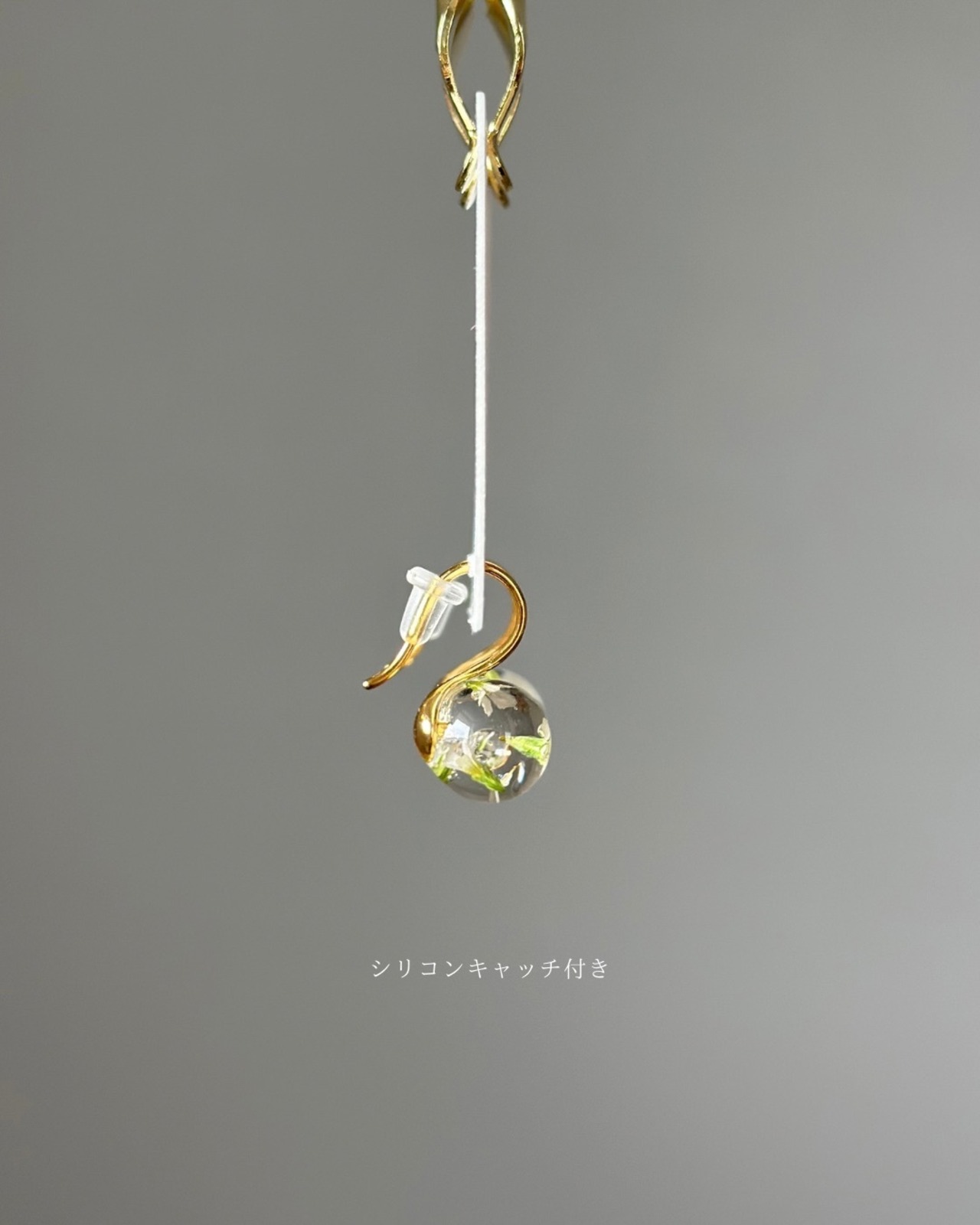 creeping baby's breath hook pierce 【数量限定】