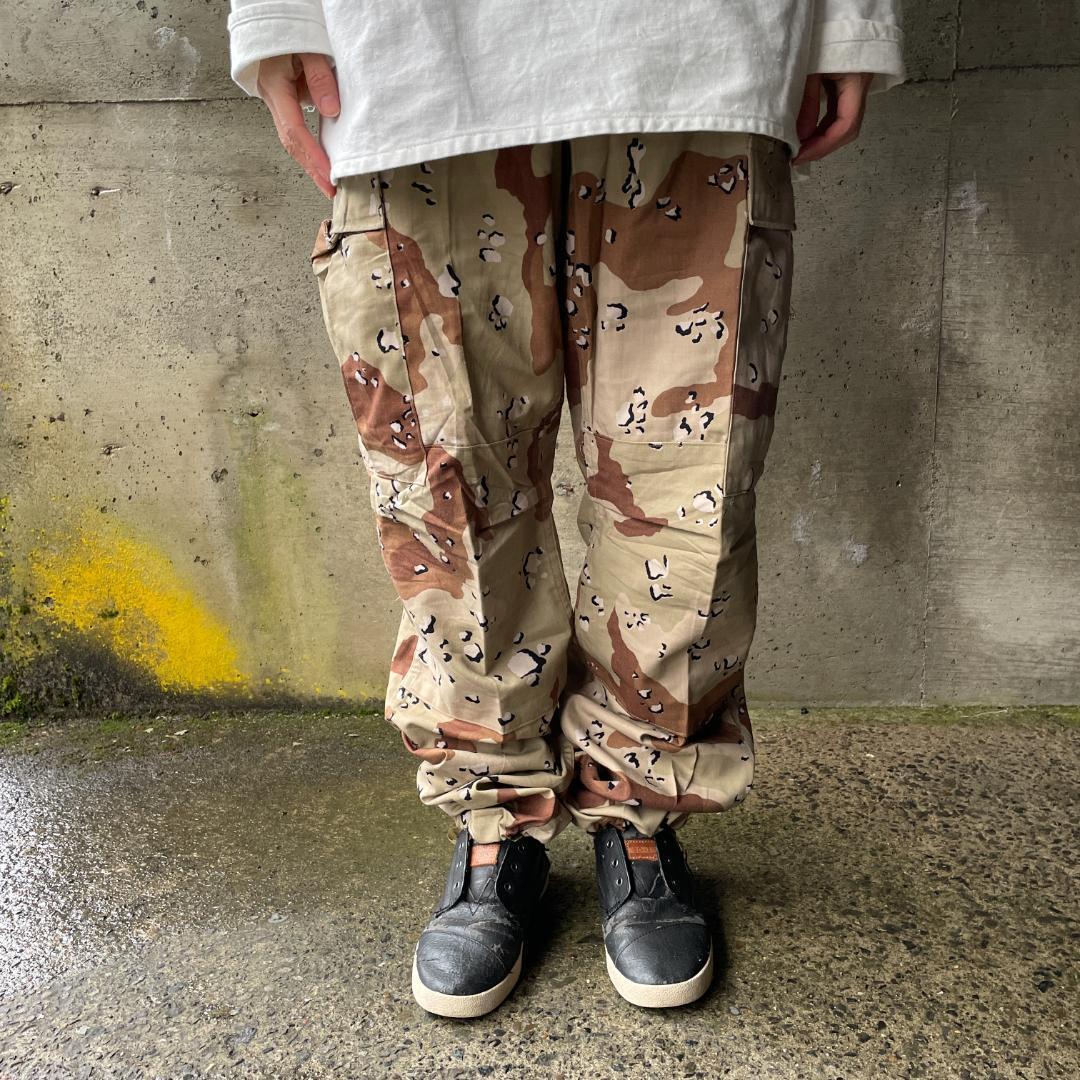 C17】実品 本物 US ARMY チョコチップカモフラージュ BDU パンツ ...