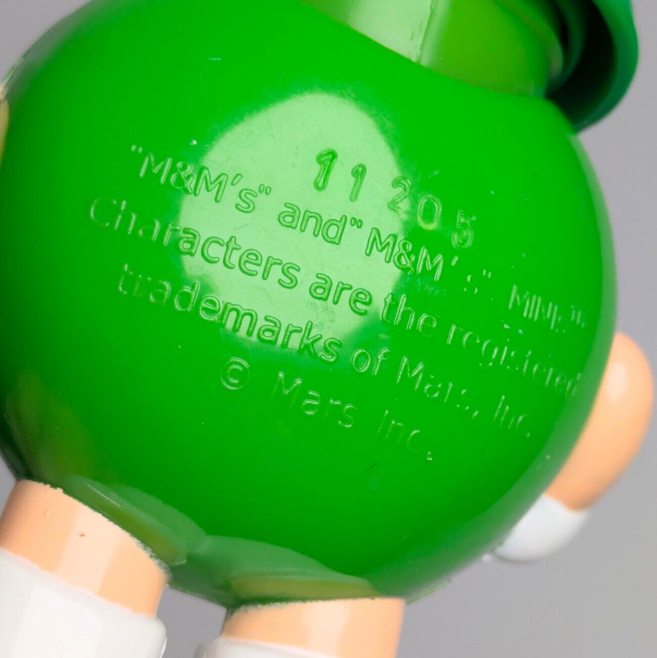 ☆VINTAGE JUNK☆【 m&m's ( エムアンドエムズ ) 】 Mini container / コンテイナー / グリーンハット / Holiday / ホリデー / クリスマス〚アメリカン雑貨 アメトイ〛