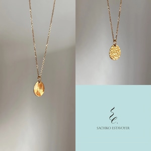 受注制作・SACHIKO ESTAVOYER・洋彫りイニシャルペンダントトップ(Mサイズ)