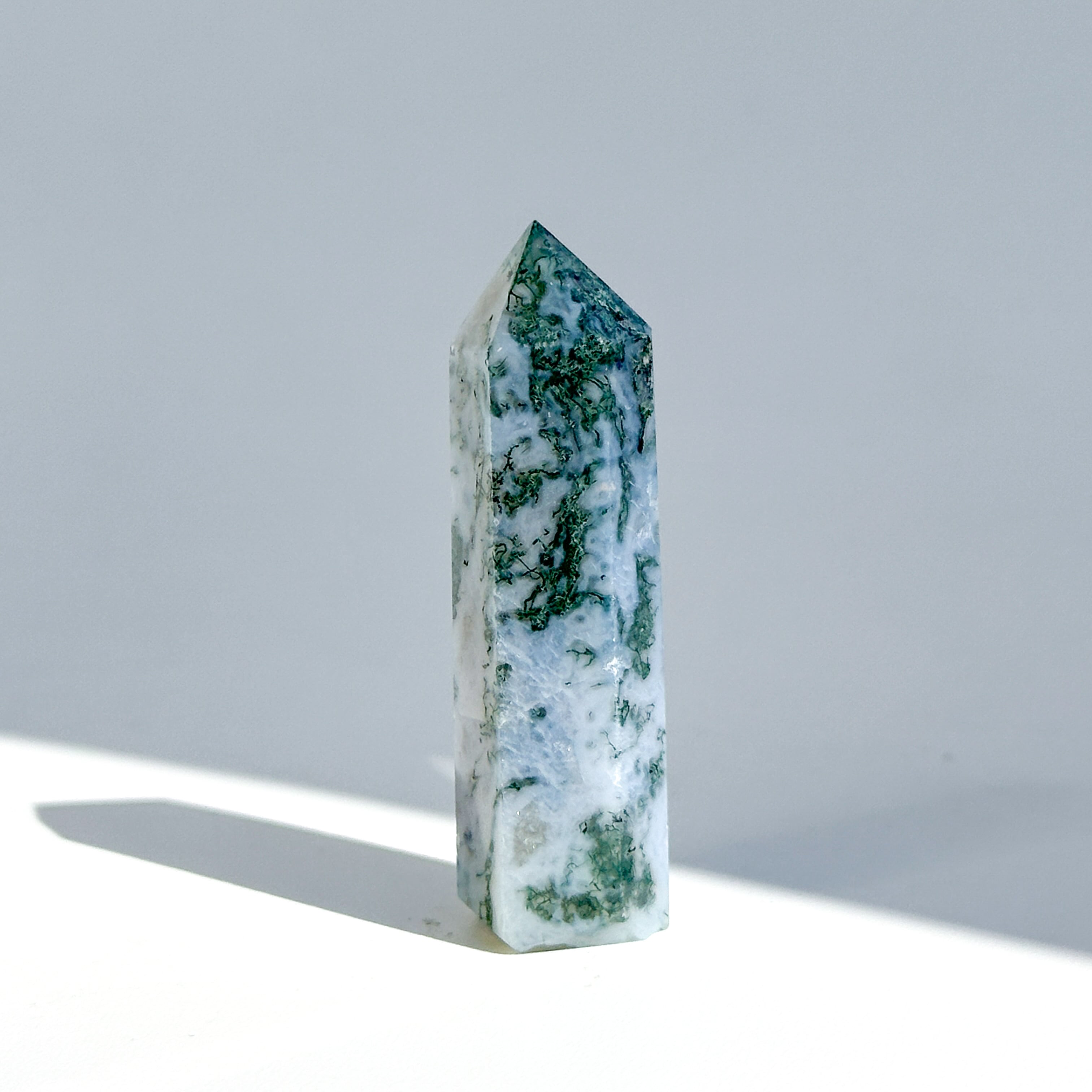 モスアゲート タワー11◇ Moss Agate ◇天然石・鉱物・パワーストーン