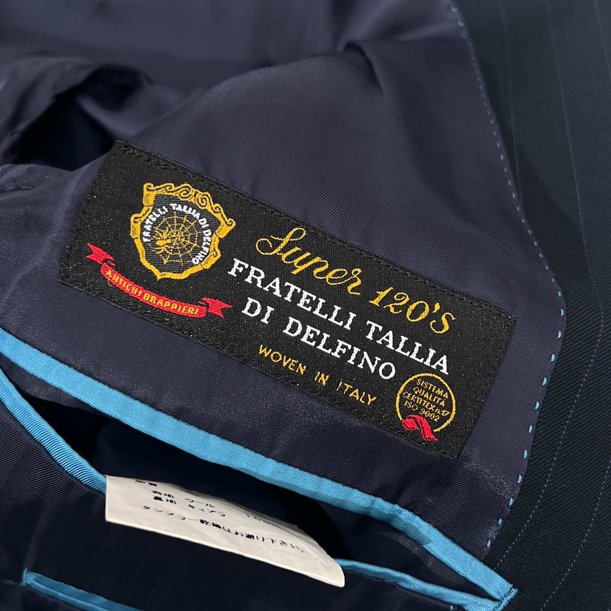 Paul Smith ポールスミス FRATELLI TALLIA DI DELFINO生地 Super120
