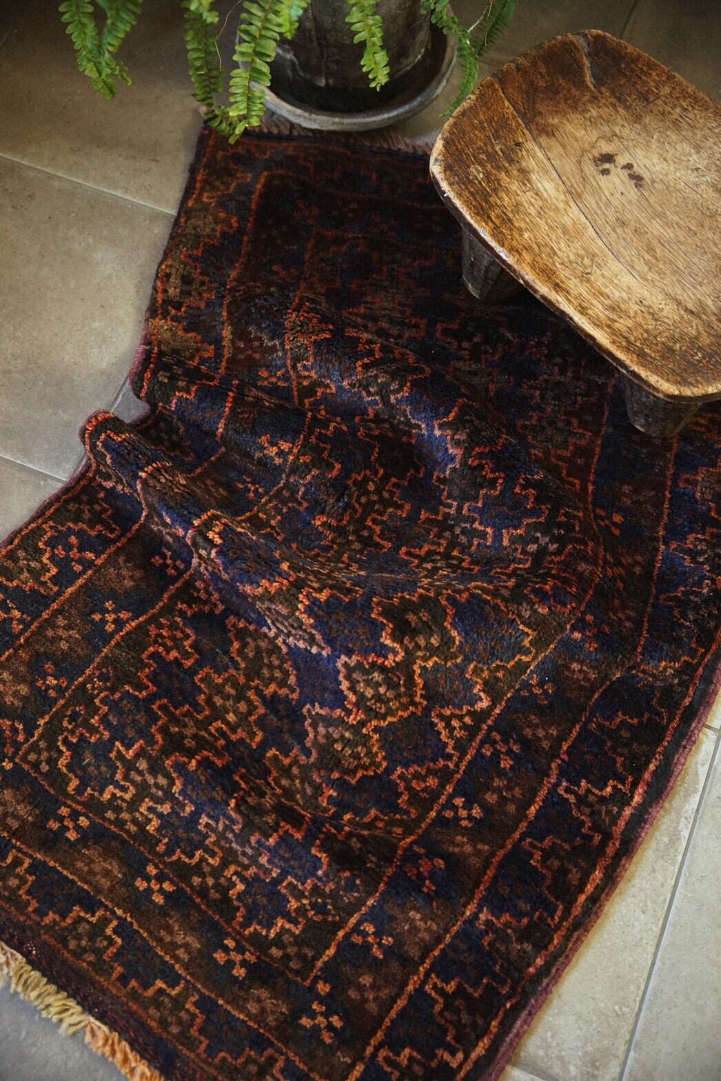 383-Semi antique Baluch rug