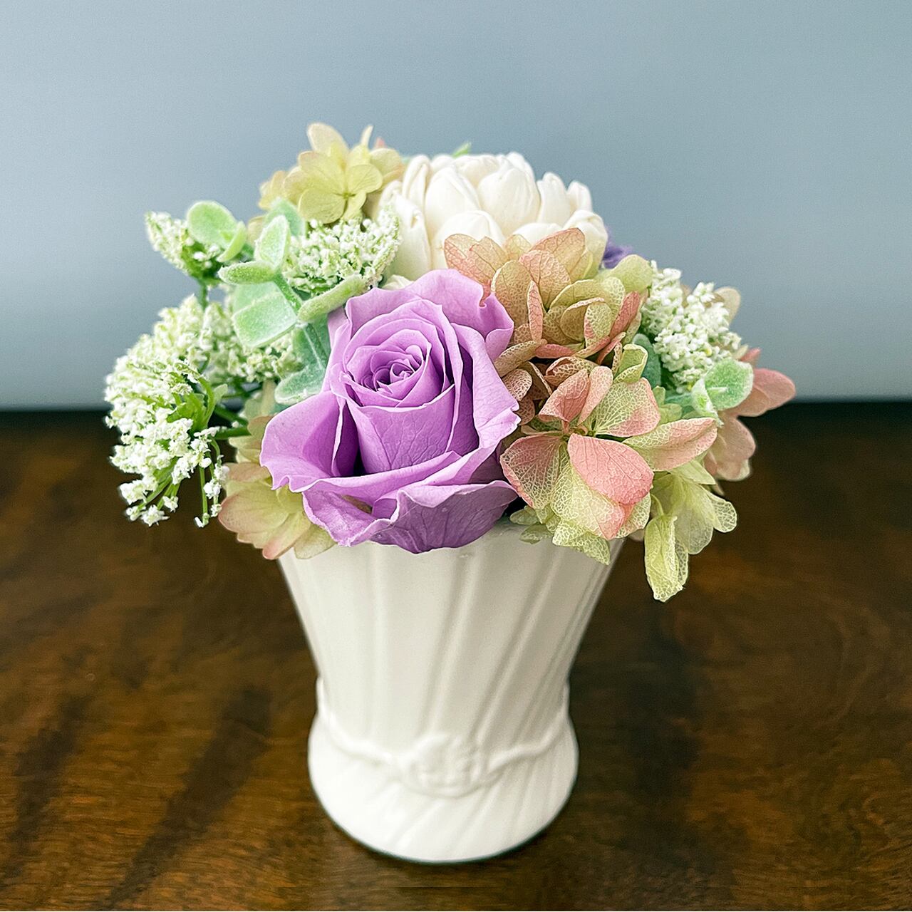 送料無料】プリザーブドフラワー てまり ライラック | mysig2021