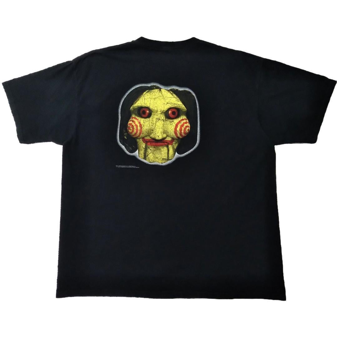 古着 ©2004 ソウ Tシャツ 2XL 黒 ビリー SAW 映画 ムービー * | GOLD  