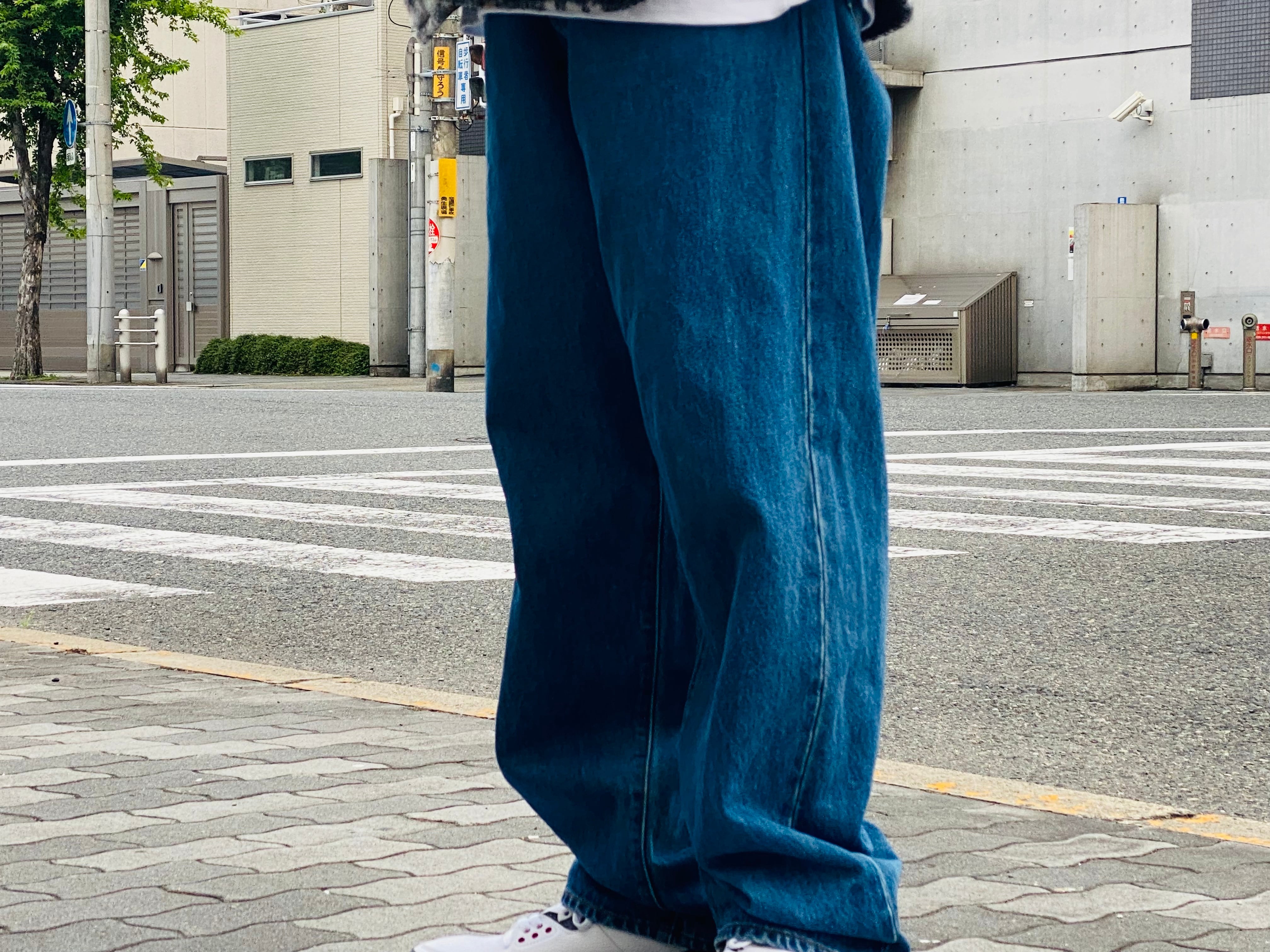 supreme baggy jean washed blue 32 - デニム/ジーンズ