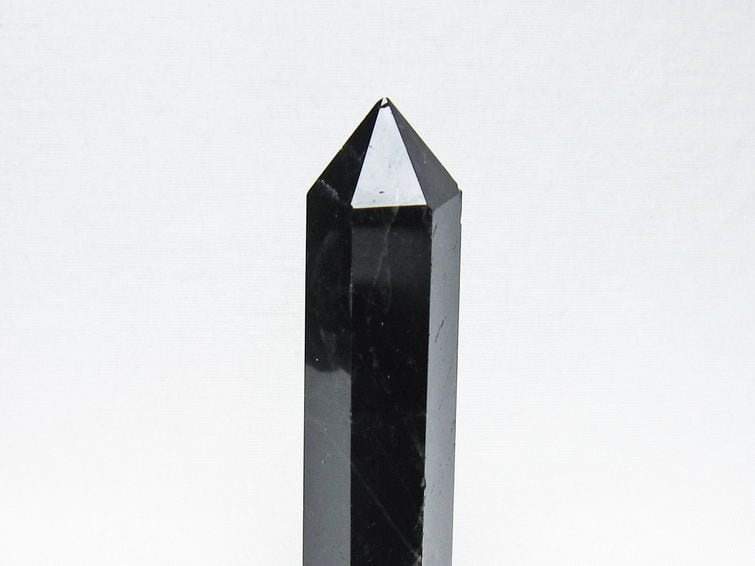 黒水晶 六角柱 モリオン ポイント 置物 一点物 142-11260 | 天然石