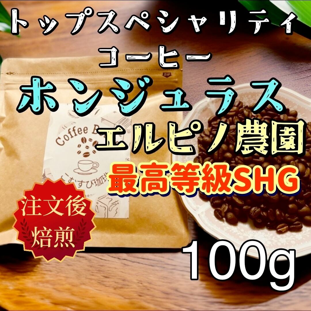 自家焙煎コーヒー豆 ホンジュラス エル・ピノ農園最高規格SHG 中煎り1000g 自家焙煎コーヒー豆 ホンジュラス エル・ピノ農園 最高規格SHG