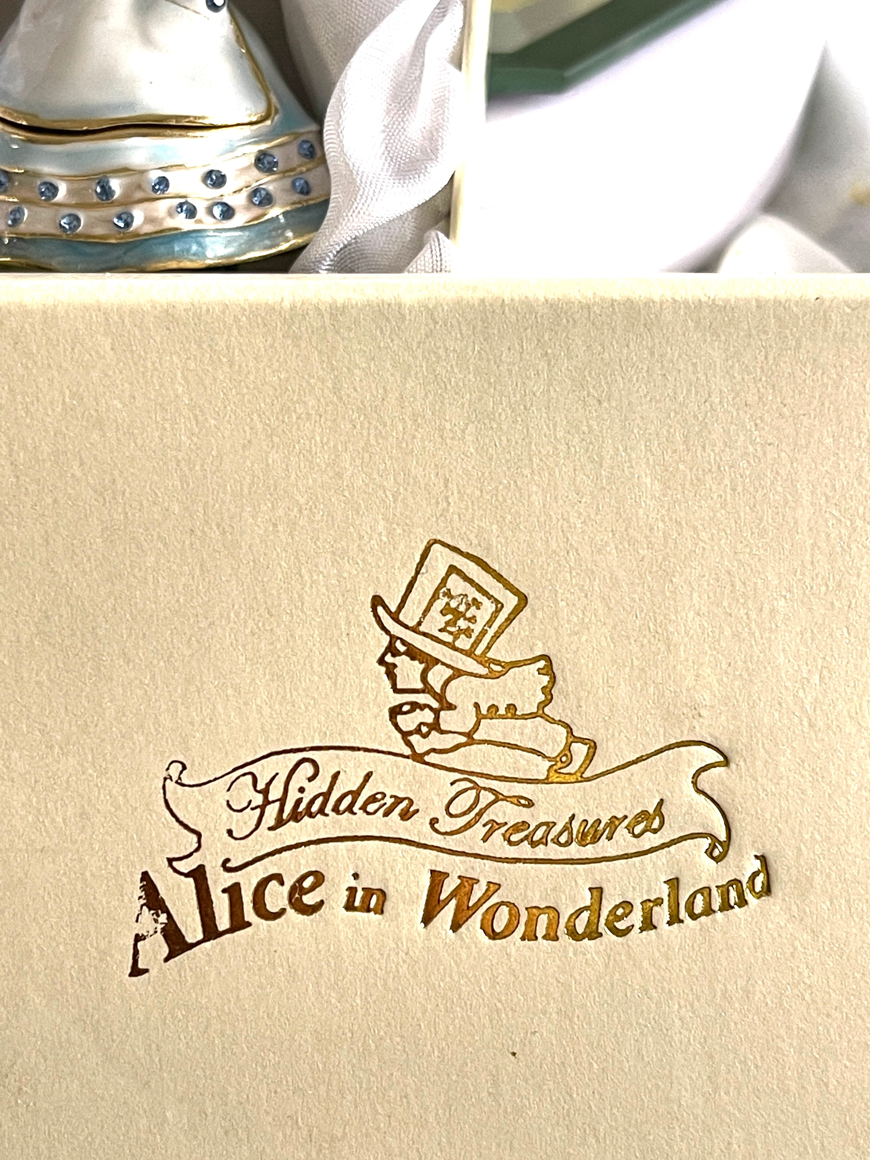 ◇送料込◇チェシャ猫②◇ネックレス付きエナメルBOX