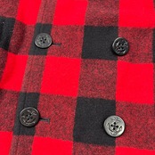 Karl Helmut カールヘルム バッファローチェック メルトン ピーコート サイズ M /レッド×ブラック/Pコート/日本製/ピンクハウス