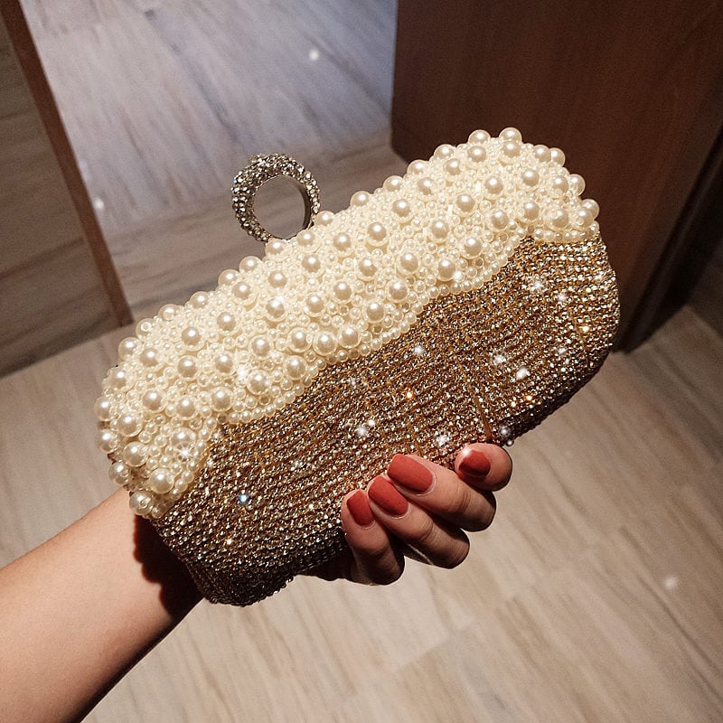 淡水真珠　ジュエリーバッグ ヴィンテージ  パーティー　フォーマル　未使用 WEB限定】淡水真珠 カラーノットネックレス 7.5-8.0mm ブラック | 淡水