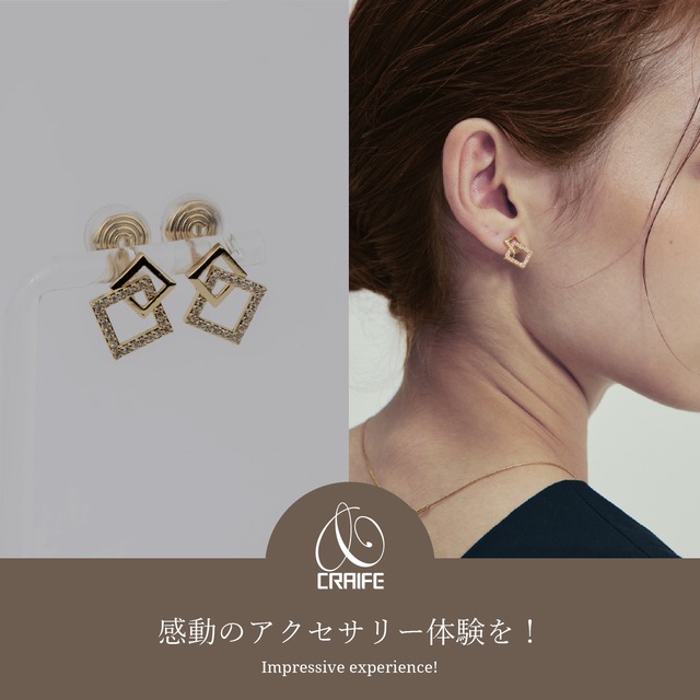 Earring -Gold-