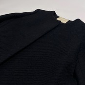 UNITED ARROWS ユナイテッドアローズ アルパカ混 ウール ノーカラー コート サイズ 36 /ブラック/レディース