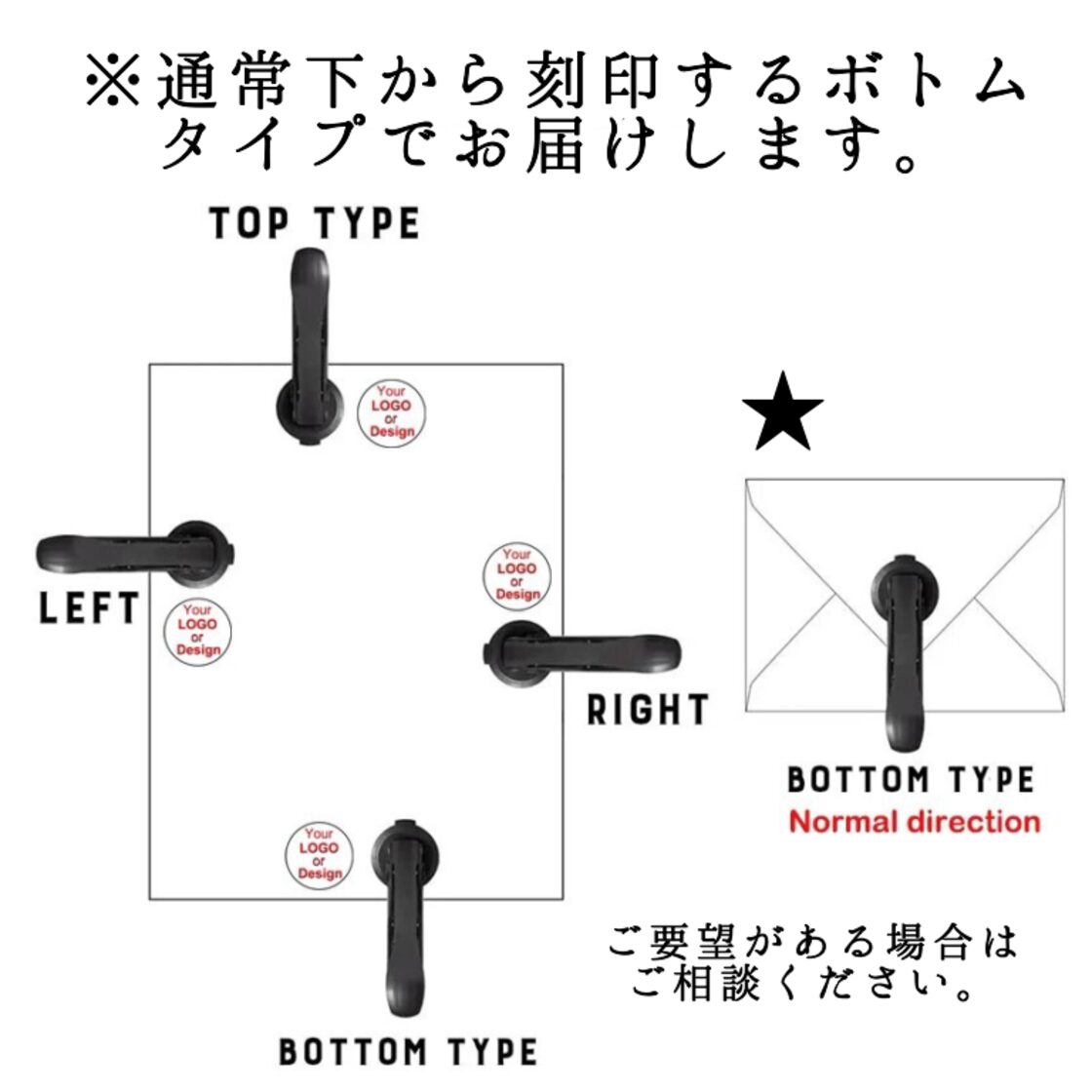 エンボッサーフルオーダー ！！事前に確認頂いた方のみ注文可能