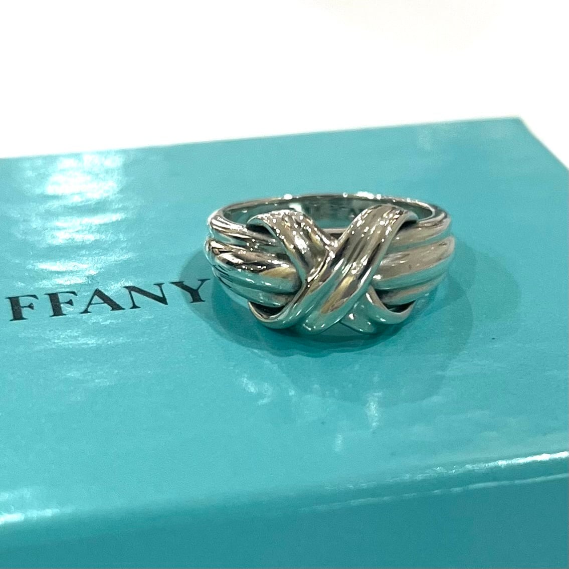 TIFFANY&CO.】【8号 】2384 ティファニー シグネチャーリング TIFFANY&CO.】【8号 】2384 ティファニー シグネチャーリング