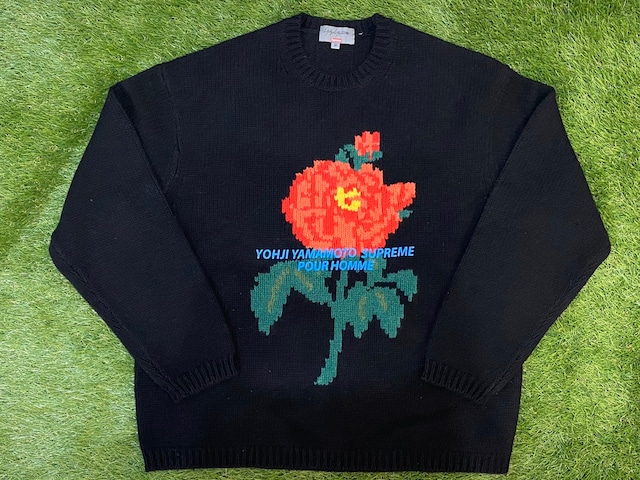 Supreme 20AW x Yohji Yamamoto Sweater BLACK MEDIUM 235JJ9423